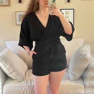 Blaque Label Black Women's Romper